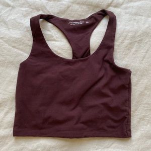 Abercrombie Soft AF collection maroon top in size XS